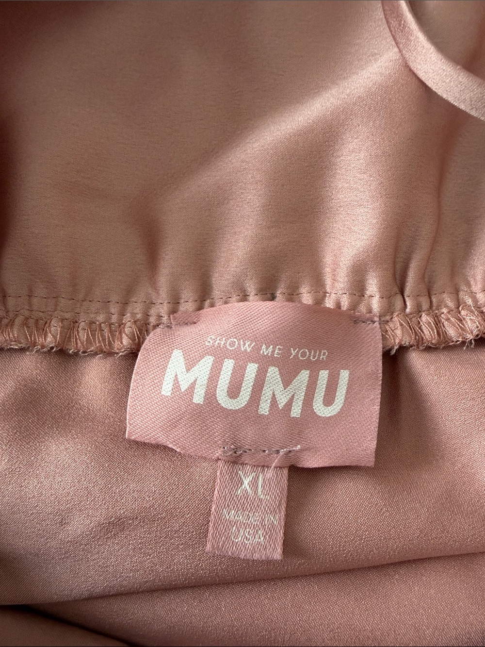 Show Me Your Mumu Women's Satin Maxi Dress - Dusty Rose - Picture 4 of 4